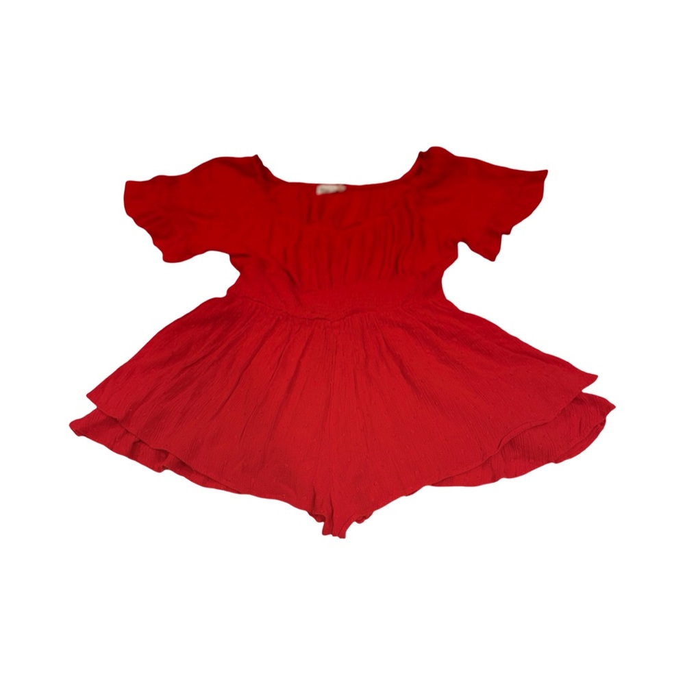 Elegant Red Women's Shorts